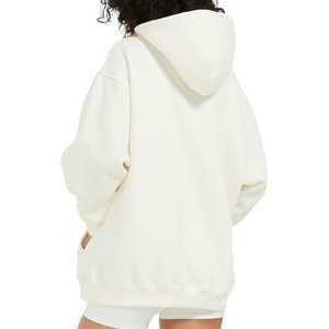Women Custom Front <b>Oversize</b> <b>Hoodie</b> Decorative <b>Stitching</b> 100% Cotton Fleece Eco-Friendly Windproof Comfortable Relaxed Fit - Product Image 2