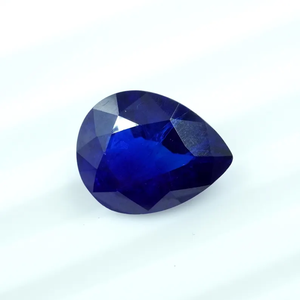 HAYAAT GEMS - Zafiro Azul Corte Pera de 6.40Ct - Zafiro Suelto Facetado de 13.5x11x6mm para Joyería - Product Image 1