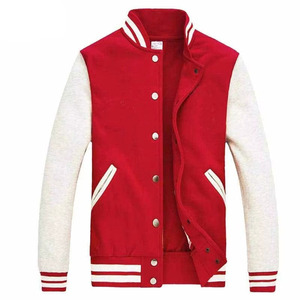 Black Red Royal Blue Navy <b>White</b> Sleeve Varsity <b>Jacket</b> <b>Men</b> Custom College Letterman Baseball <b>Jacket</b> OEM - Product Image 2
