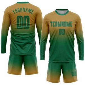 Maillot de football personnalisé à sublimation, manches longues, uniforme de match, kit d'entraînement en polyester, fabricant de vêtements de sport à marque privée - Product Image 1