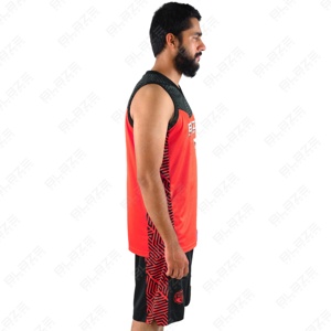 Blaze Fight Wear <b>Basketball</b> Uniform OEMOEM Custom High Quality t Breathable Uniform Shorts Plus <b>Size</b> Sublimation Technique - Product Image 5