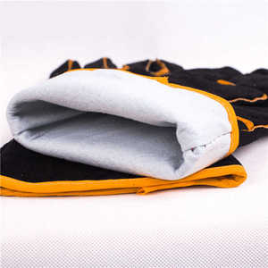 Hot Sale Double Layer Fire Resistant Safety Welding Work <b>Gloves</b> Cowhide Leather Shell Kevlar Lining Customizable Welder <b>Gloves</b> - Product Image 6