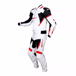 Combinaison de moto en cuir, équipement de conduite professionnel, combinaison en cuir de moto personnalisée, équipement de protection pour la conduite, OEM - Product Image 6