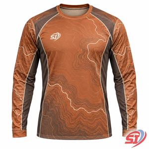 Custom Men’s Long Sleeve Activewear T <b>Shirt</b> Breathable Running Sports Apparel - Product Image 1