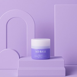 [ECOSMEC] SO BASE Masque Crème au Collagène Sans Rinçage en Pot Fraîcheur, Texture Lisse, Masque de Nuit Facial - Product Image 2