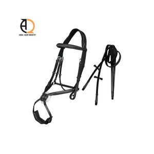 Cabestro de Cuero Personalizado con Cuerda Súper Suave, Producto Ecuestre, Cabestro de Cuerda para Caballo - Product Image 1