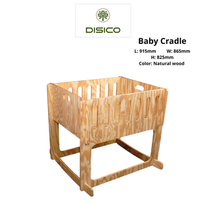 Berceau pour bébé en contreplaqué de pin américain, mobilier de salon décontracté et durable du Vietnam, matériaux sûrs, bords lisses - Product Image 6