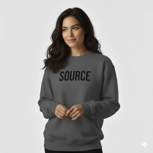 Suéter/Sudadera Personalizada con Nuevo Logotipo para Mujer, Casual, Otoño/Invierno, Manga Larga, Cuello Alto Simulado, Talla Grande, Poliéster/Algodón con Forro Polar - Product Image 6