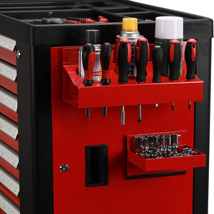 Power Coated Metal Magnetic Toolbox for <b>Cabinet</b> Steel <b>Tool</b> Tray <b>Storage</b> Bins for Garage, Workshop & <b>Tool</b> Chest Red GAPGAR017 - Product Image 6