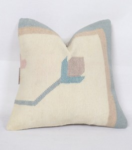 Funda de Cojín de Lana Hecha a Mano – Funda de Almohada de Alfombra Tribal Turca Vintage Boho al por Mayor - Product Image 6