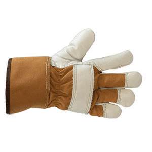 Canadian Rigger Heavy Duty Cow Split Leather Work <b>Gloves</b> <b>Long</b> Lasting Industrial Safety <b>Gloves</b> with Hand Protection - Product Image 5
