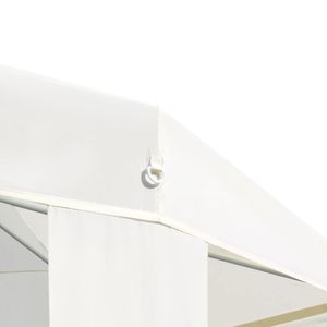 Padiglione crema per esterni 236.2 pergolato "x 173.2" x 129.9 "Gazebo - Product Image 6
