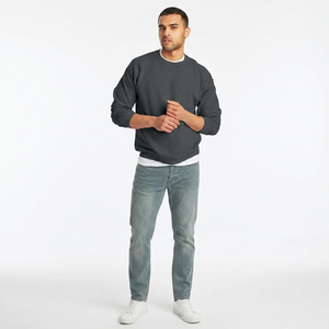 Sudadera de Cuello Redondo para Hombre, Color Sólido, Tejido de Algodón, Corte Regular, Estilo Casual, Otoño 2027 - Product Image 1
