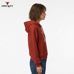 Sudaderas con Capucha para Mujer, al por Mayor, Transpirables, de Invierno y Otoño, Estampadas, Casuales, de Estilo Urbano, con Hombros Caídos, Tejidas y Personalizadas - Product Image 5