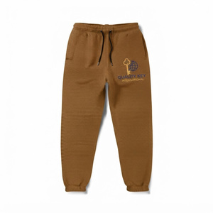 Pantalon de jogging streetwear pour homme, coupe décontractée, mélange de coton, logo brodé personnalisé, vente en gros - Product Image 5