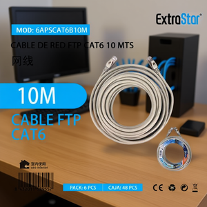 Câble FTP Cat6 de 10 m pour la gestion des câbles et accessoires réseau - Product Image 2