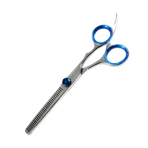 Nouvel arrivage : Kit d'outils de coiffure professionnel droitier en acier inoxydable – Ciseaux de barbier à pointe droite, tranchants et durables - Product Image 4