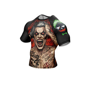 High Quality Custom Compression Heat-Transfer Printed Breathable Sleeveless Men's Rash Guard MMA Training Polyester/Nylon - Product Image 3
