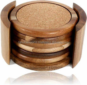 Stocked Freshly Design Wood <b>Coaster</b> Premium Style Quality Wedding Table Decorative Wooden <b>Coaster</b> <b>for</b> <b>Drinks</b> at Affordable Price - Product Image 1