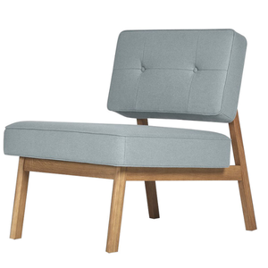 Single <b>sofa</b> made of teak wood with soft foam for sitting, simple modern design for outdoor or indoor use - Product Image 1