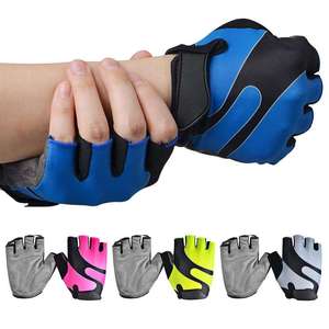 Gants de cyclisme unisexes sans doigts, antidérapants, absorbant les chocs, respirants - Product Image 3