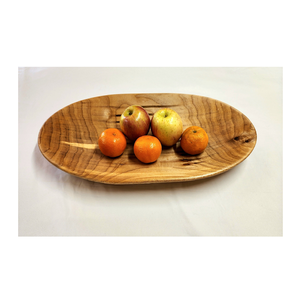 Bol à fruits décoratif en bois naturel, design classique durable, idéal pour soupes, salades, fruits, collations, pâtes, poli, au meilleur prix - Product Image 1