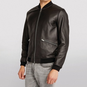 Mens leather <b>jacket</b> Genuine Leather <b>Biker</b> <b>Jacket</b> men Vintage black Lambskin leather Motorcycle <b>Jacket</b> for Men - Product Image 6
