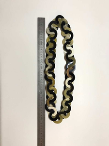 Collar de cadena de cuerno ecológico de la mejor calidad, amuleto etéreo hecho a mano con cuerno natural de forma natural por blossom craft india - Product Image 6