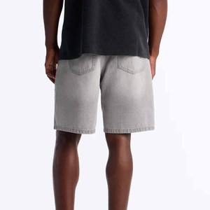 <b>Men</b> Vintage Multi Color Washed Distressed Ripped Denim Shorts Patchwork Casual Streetwear Fashion <b>Biker</b> <b>Jeans</b> - Product Image 2