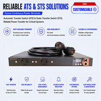Commutateur de transfert statique (STS) ATS 5 ms avec alerte e-mail, prise NEMA 6-30R, 2 sorties, SNMP, IPv4/IPv6, monophasé, plateforme cloud