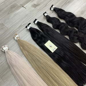 Coletas Cabello Humano-Extensions de Cheveux Humains Vierges, Platine, Noir Double Dessiné, 100% - Product Image 5