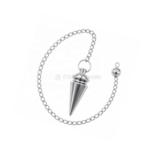 Bullet 2 <b>Rings</b> Brass Pendulum Solid Natural Brass Dowsing Tool Spiritual Energy Healing Design Handmade Craft Premium Trade - Product Image 2