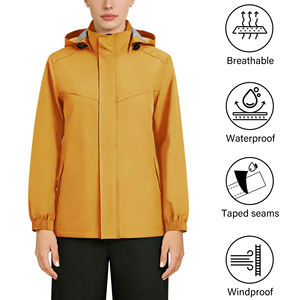 Chaqueta Cortavientos Impermeable Personalizada para Hombre, con Cierre de Cremallera, Capucha, Transpirable y Ligera para Actividades al Aire Libre - Product Image 3