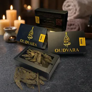ซานไอน์ อัสวาด ไม้กฤษณาดำธรรมชาติแบบชิป 100 กรัม พรีเมียมอูดบาคูร์ สำหรับเตาเผาบัคูร์ OUDVARA - Product Image 3