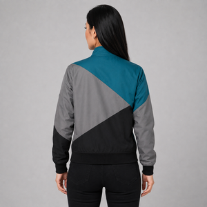 Top Quality <b>Women</b> Bomber <b>Jacket</b> Custom Logo <b>Lightweight</b> Full Zipper Casual Wear Windproof Outerwear Bomber <b>Jacket</b> for <b>Women</b> - Product Image 3
