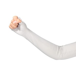 Mangas de protección UV para ciclismo de verano para mujer, mangas deportivas sólidas refrescantes para exteriores y pesca, mangas finas y holgadas para hombre - Product Image 1