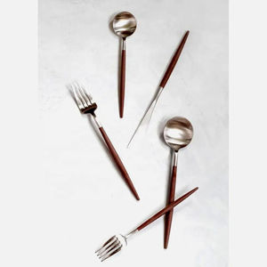 Service de couverts en acier inoxydable de luxe, conçu pour la maison, les restaurants et les mariages - Product Image 1