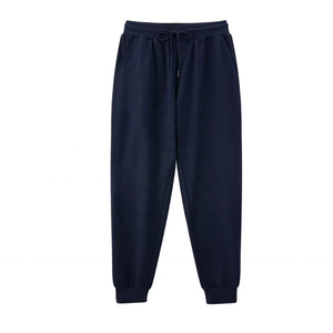 Pantalones Joggers Unisex de Lona con Forro Polar, Cintura Media, Color Marrón Liso, Estilo Casual, con Logotipo Personalizado, HECHO POR HAIDIII - Product Image 3