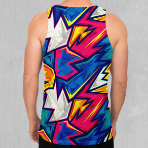 Débardeurs personnalisés pour hommes avec impression par sublimation intégrale, 100 % polyester, débardeur de sport sans manches pour hommes - Product Image 2