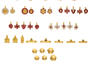 Colgantes y medallones de oro puro de 22 quilates |   Diseños Tradicionales de Templos y Religiones Indias |   Joyería al por mayor con costos de fabricación bajos - Product Image 5