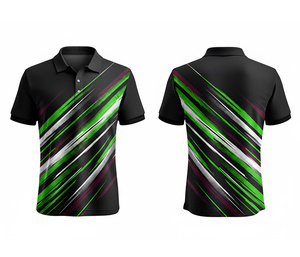 เสื้อโปโลบริษัทแบบสั่งทำพิเศษ พร้อมบริการพิมพ์ลายแบบ Sublimation ผลิตโดยผู้ผลิตที่เชี่ยวชาญ ตะเข็บทนทาน สำหรับผู้ชาย ผู้หญิง และเยาวชน แห้งเร็ว ระบายอากาศได้ดี เหมาะสำหรับกิจกรรมกีฬา - Product Image 4