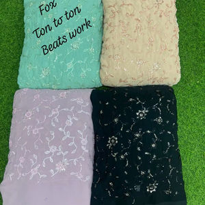 Tela Fendy Bordada, Suave al Tacto y Transpirable, para Vestidos de Novia, Decoración del Hogar, Estilo Elegante, Accesorios de Muebles de Lujo No Tejidos - Product Image 1