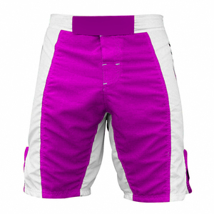 กางเกงขาสั้นฝึกซ้อม MMA น้ำหนักเบา สีสันตัดกัน ผลิตจากโพลีเอสเตอร์ 100% ระบายอากาศได้ดี แห้งเร็ว เหมาะสำหรับศิลปะการต่อสู้ - Product Image 3