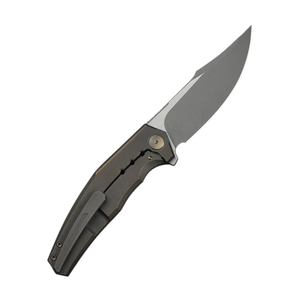 Couteaux pliants avec manche texturé bleu, lame en acier inoxydable, design compact pour la randonnée et le camping en plein air - Product Image 2