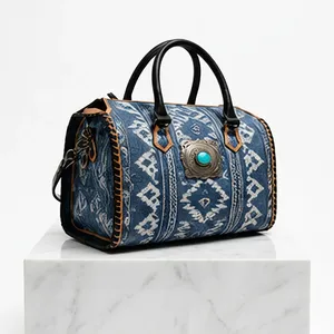 Wholesale Leather Luxury Style Women's Hand Bag Vintage designer cards pattern Chains Decoration Two Strap Leather <b>handbag</b> - Product Image 3
