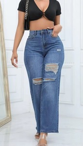 Jeans Rectos para Mujer 2026, Pantalones Vaqueros Holgados con Corte Moderno, Pantalones Casuales de Mezclilla, Jeans Rotos de Pierna Ancha para Mujer - Product Image 2