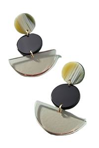 ต่างหูรูปลูกเกด ต่างหูทำมือสำหรับสุภาพสตรี - Product Image 4