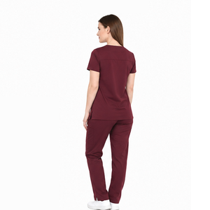 Uniforme Médico Quirúrgico para Mujer al por Mayor, Uniforme de Enfermería de Algodón y Poliéster Tejido, de Secado Rápido, Transpirable y Cómodo para el Cuidado de la Salud - Product Image 4