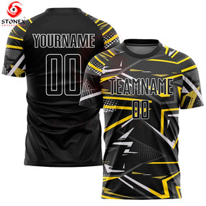 Maillot de football de haute qualité en sublimation, tenue d'équipe de football personnalisée, maillot de sport entièrement imprimé avec nom et numéro personnalisés du joueur - Product Image 1