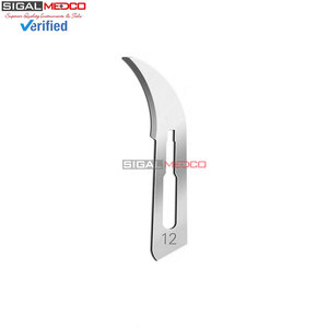 Lames de scalpel pour couteau, lames de scalpel en acier à haute teneur en carbone, lames Dermablade, emballées individuellement, stériles, avec manche de scalpel réglable - Product Image 6